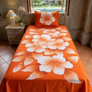 Rayon Bedsheet Hand Painted Single Size 